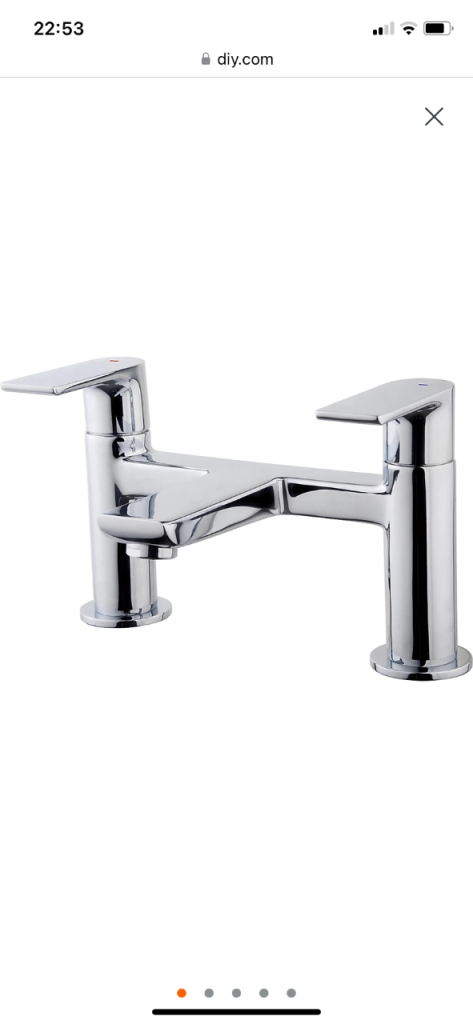 Osani deck mounted bath filler tap