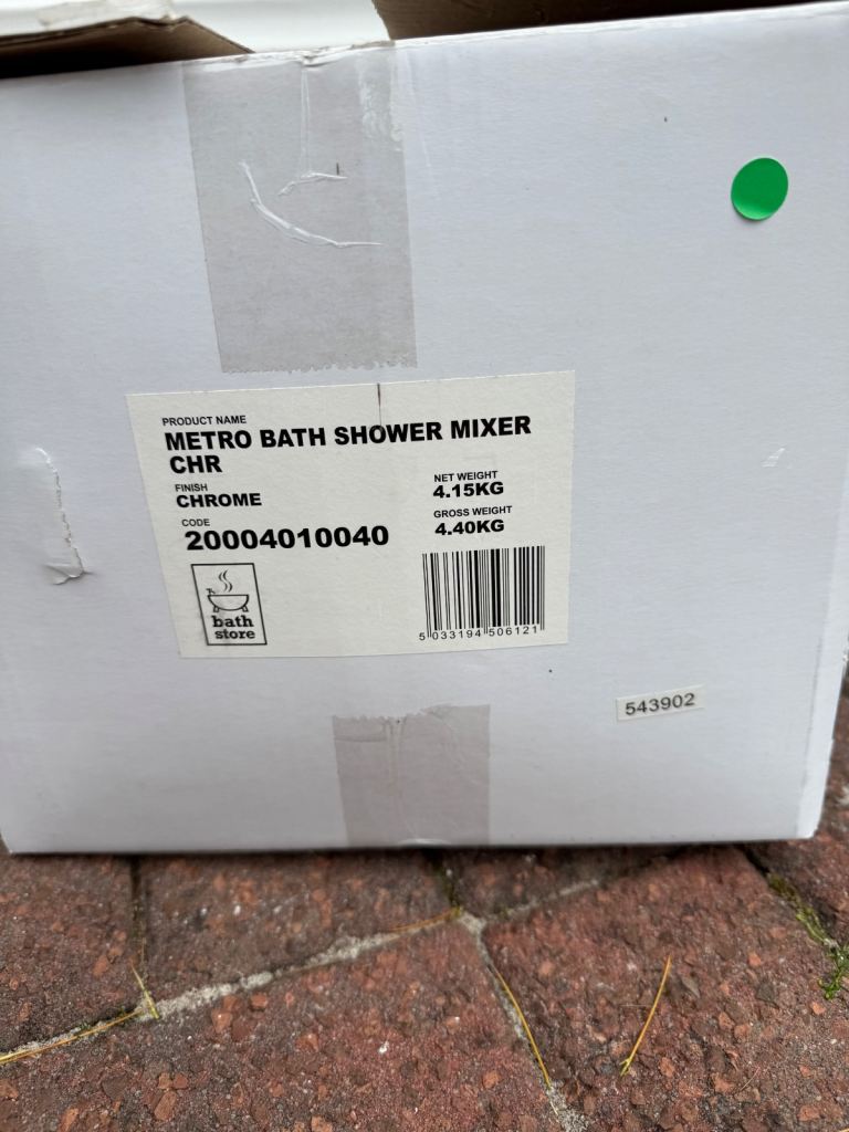 Metro bath shower mixer tap chrome