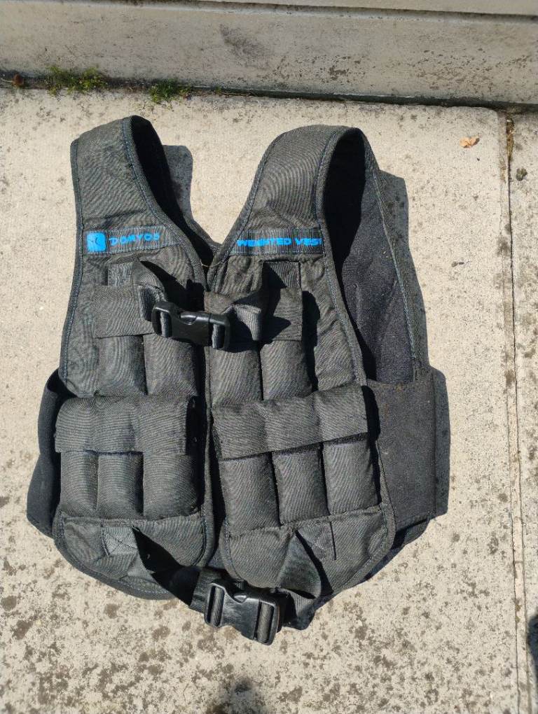 Weighted Vest 10kg adjustable Domyos
