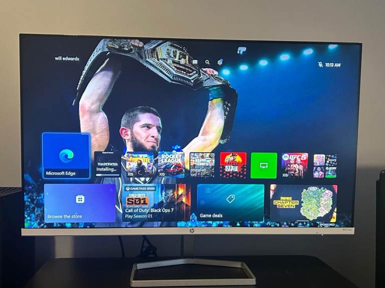 HP 27" white Monitor 