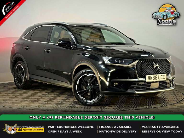2018 68 DS 7 CROSSBACK PRESTIGE 1.6 PURETECH PETROL AUTOMATIC SUV 180 BHP