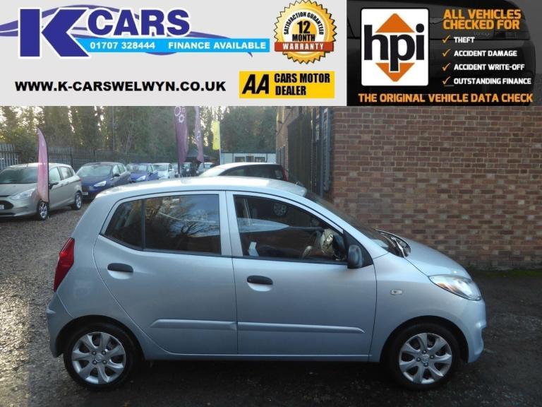 2012 Hyundai i10 1.2 Classic Euro 5 5dr HATCHBACK Petrol Manual