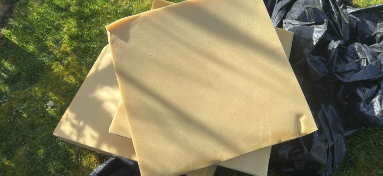 Four furniture foams 25”x25” 