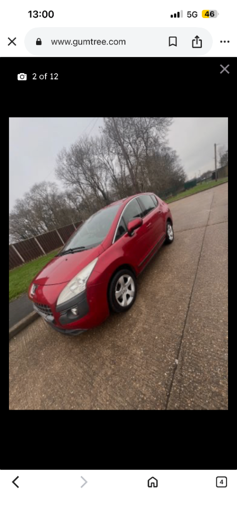 Peugeot, 3008, Hatchback, 2013, Semi-Auto, 1560 (cc), 5 doors