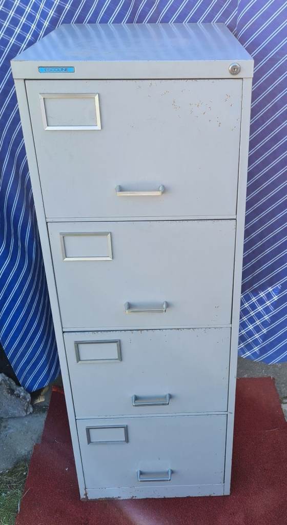 Two 4-Drawer Steel Filing Cabinets, £30 each