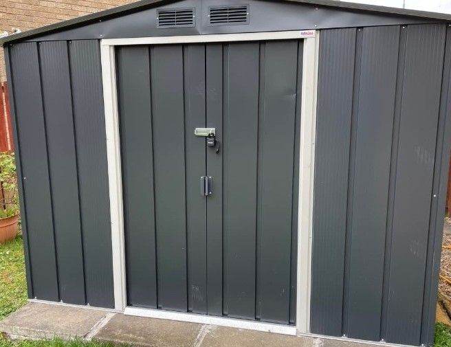 Premium Metal Garden Shed Heavy-Duty Weatherproof & Secure Outdoor Storage