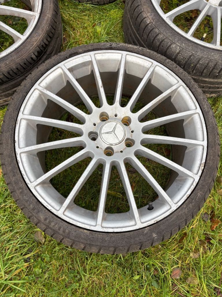 19” WHEELS with Tyres TURBINE AMG MERCEDES BENZ W204 Style 5x112