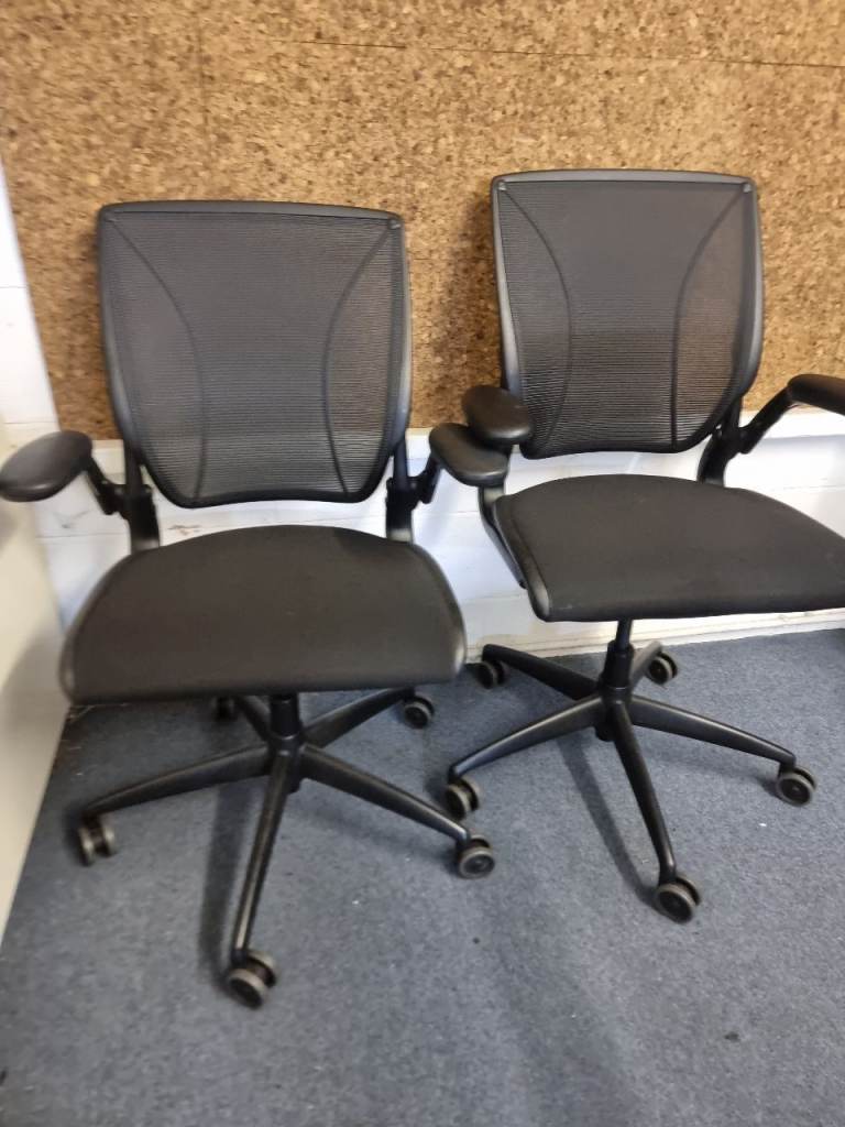 Humanscale Black Mesh Back Office Chairs One of the Best Office Swivel Chairs 