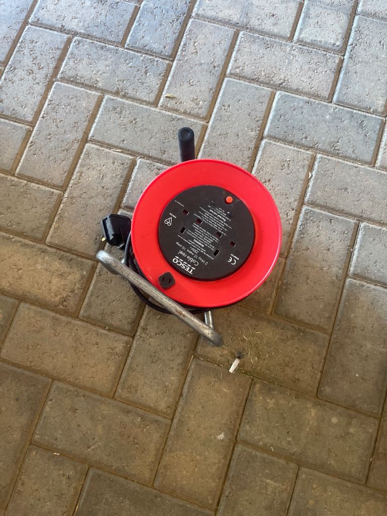 Tesco Cable Reel Extension Lead - Good Condition
