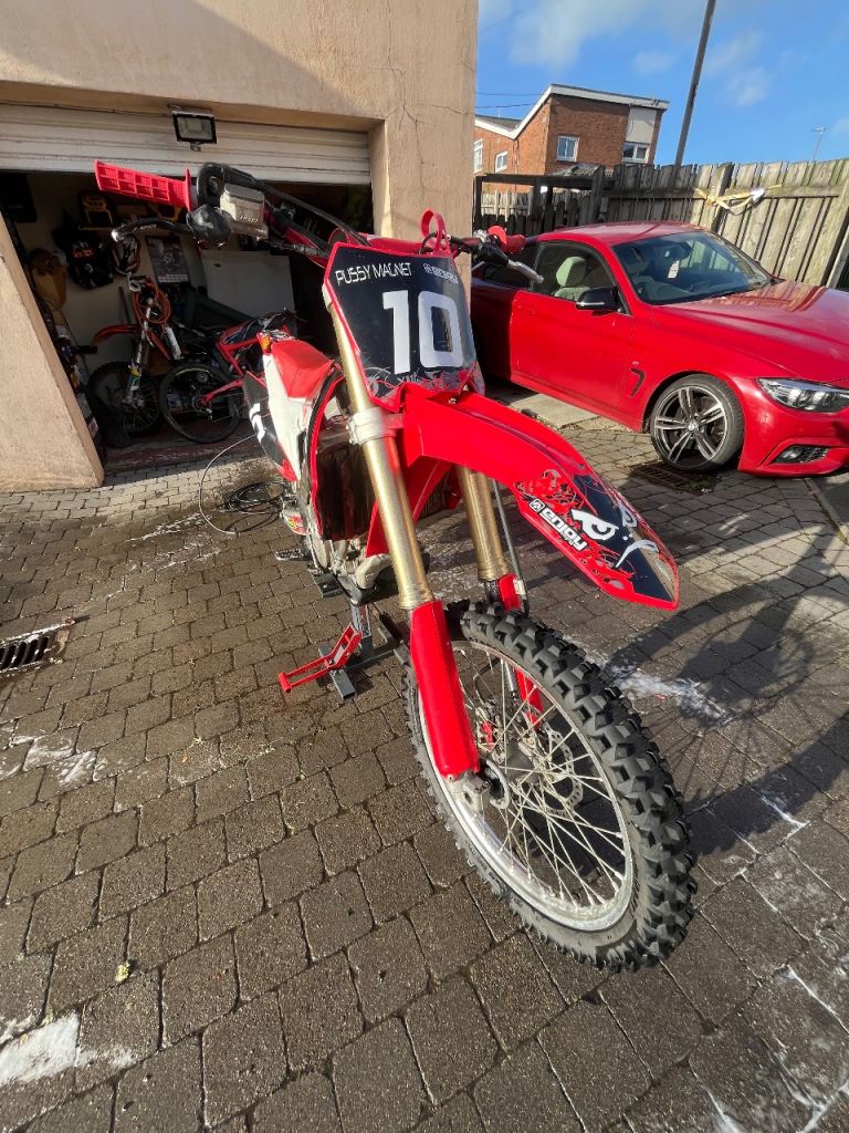 2017 Crf250r twin exhaust 