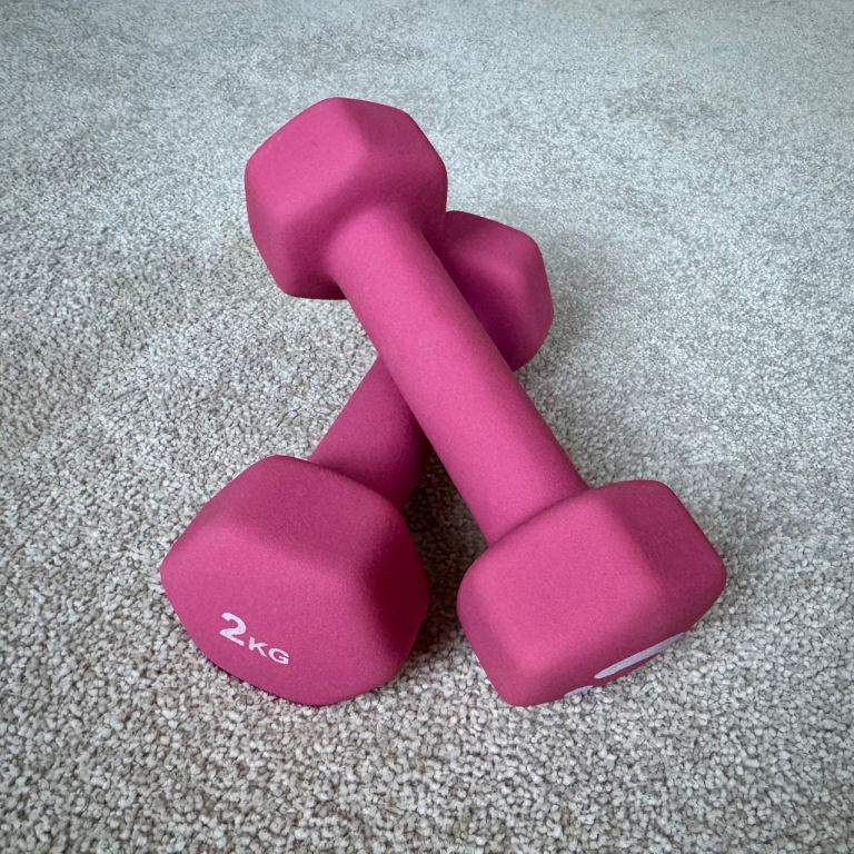 2kg, 4kg and 6kg Dumbbells