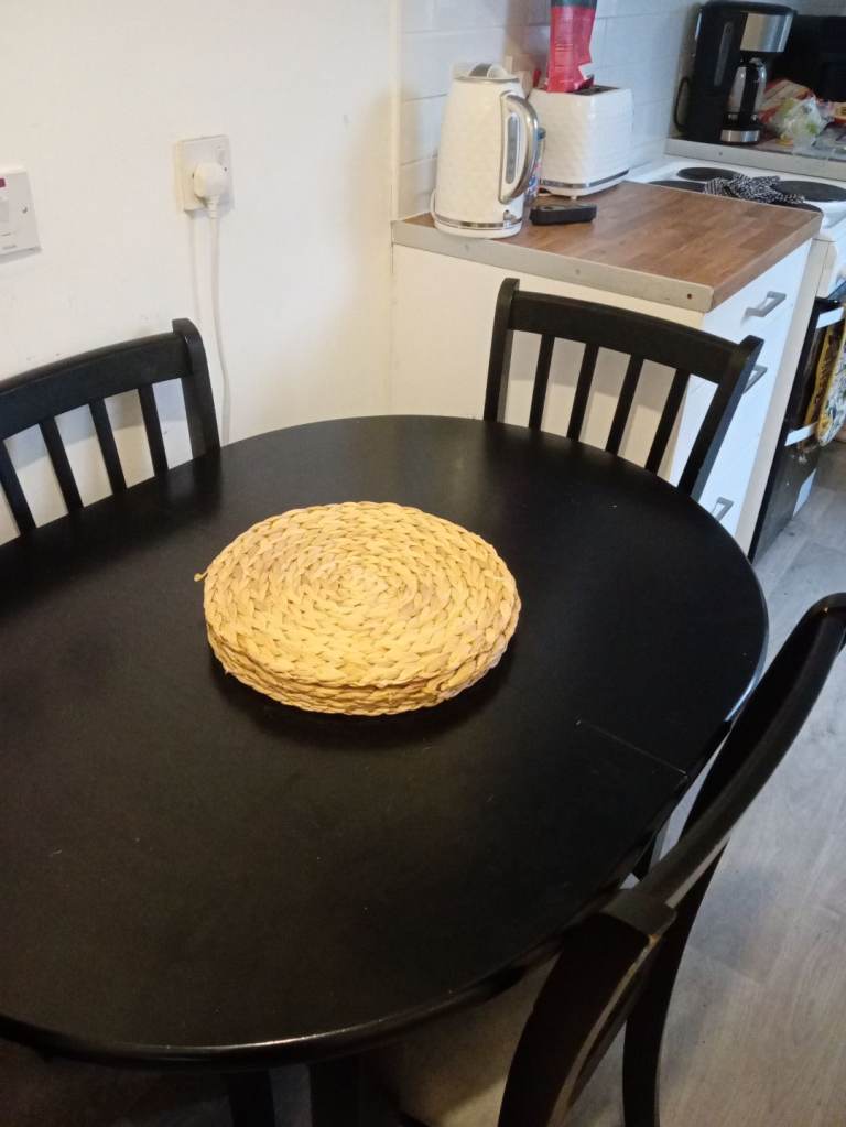 Table and chairs