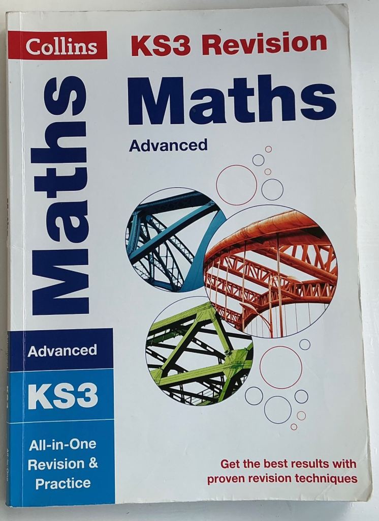 Collins KS3 Revision Maths Advanced Book – Good Condition