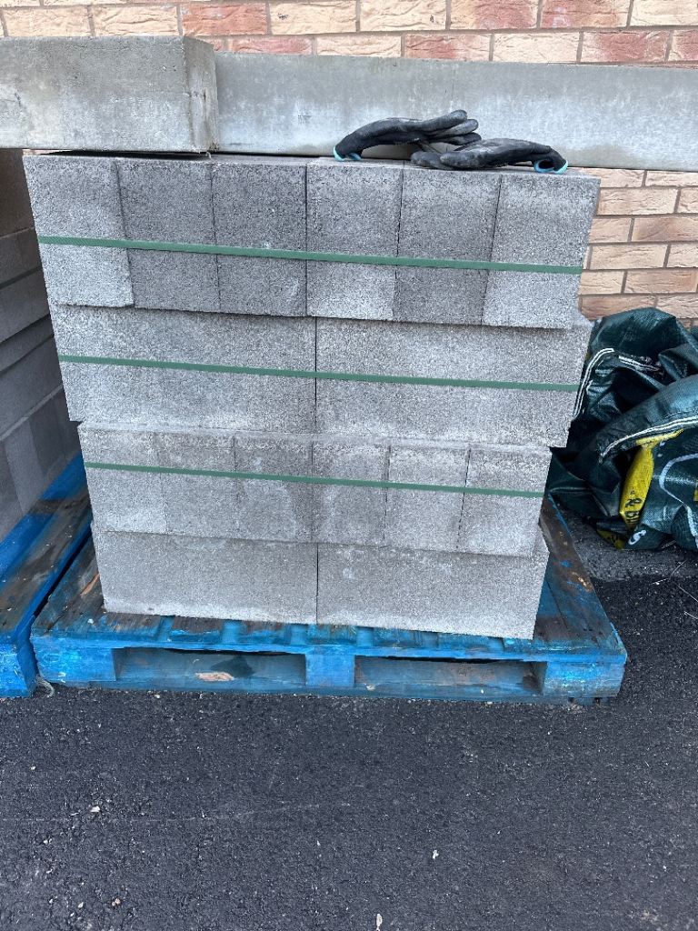 150 mm blocks 1 full pallet x48