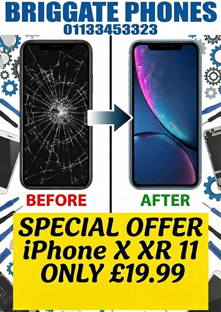 iPhone X/XR/11 Screen Repair Service – Special Offer