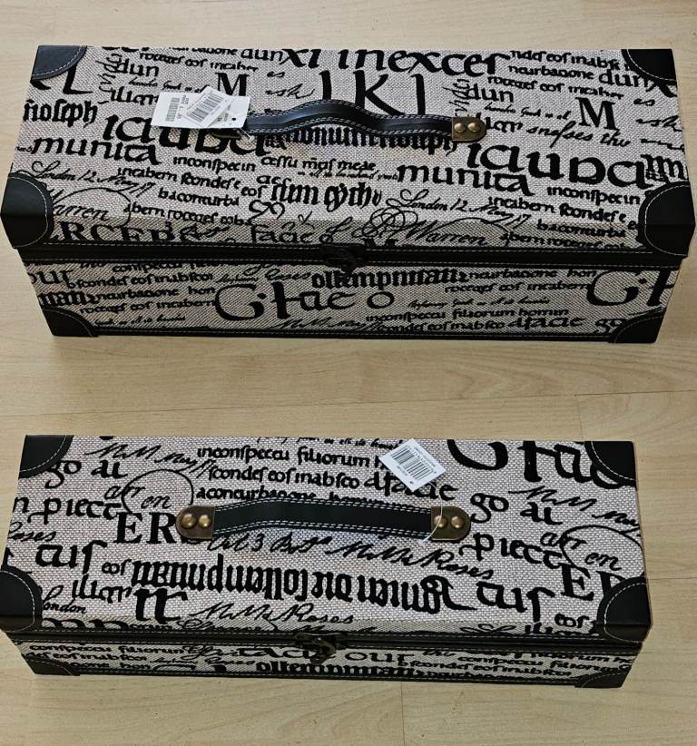 Two Storage Boxes 