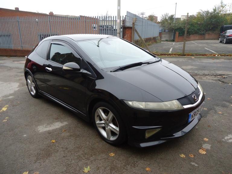 HONDA CIVIC 1.8 i-VTEC Type S GT Black Manual Petrol 2009