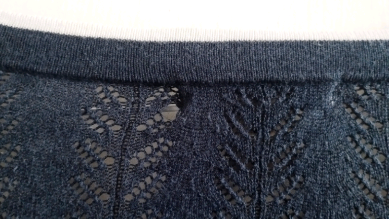 Navy see through Knit Cardigan From Primark, Size S