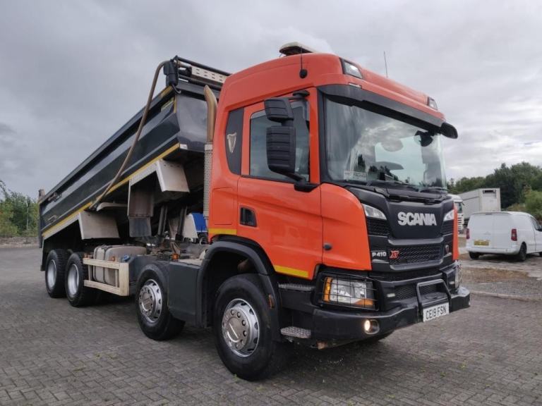 2019 Scania P410 XT 8X4 Tipper with Thompson Steel Body Comfort cab