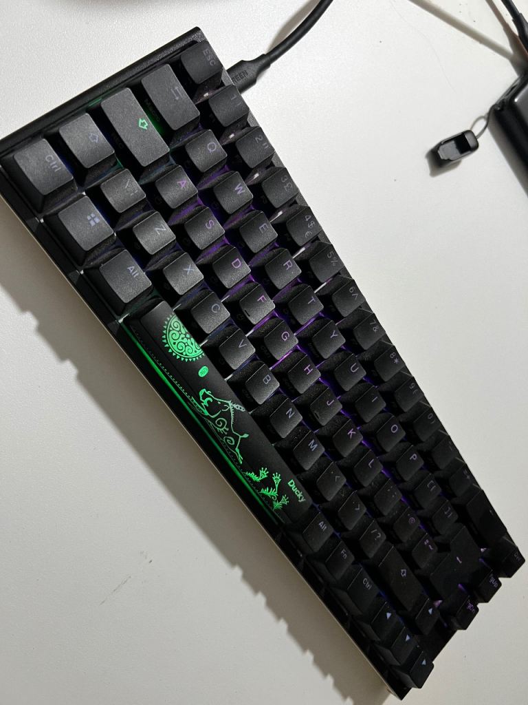 Ducky One 2 Mini RGB 60% mechanical keyboard, Cherry MX Red, faulty