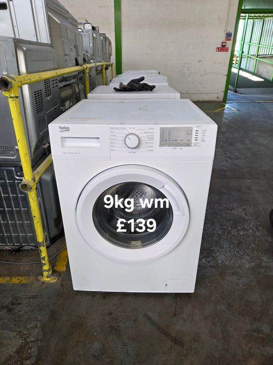 Beko 9kg washing machine 🌟 Free Delivery 🌟 120 Days Warranty 🌟 