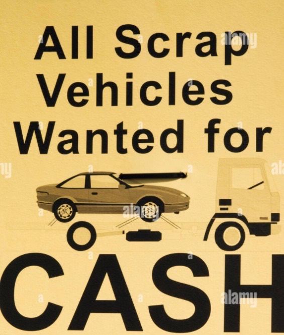 SCRAP VEHICLES WANTED CARS VANS LORRYS TRACTORS BUSSES CAMPERS CARAVAN CASH PAID SAME DAY COLLECTION