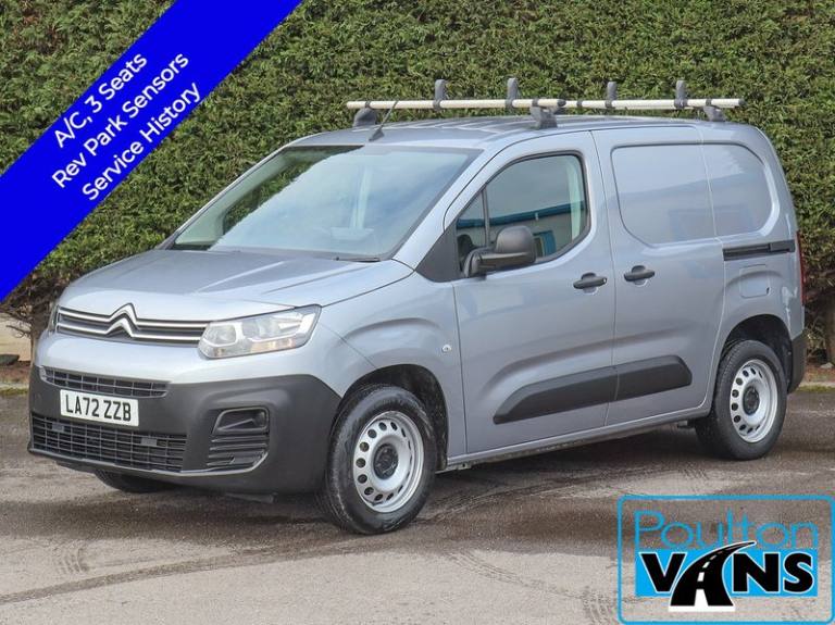 2023 Citroen Berlingo 1000 Enterprise 100BHP 6 SPD M L1 SWB VAN, 3 Seats, Air Con, Cruise, Rev Pa...