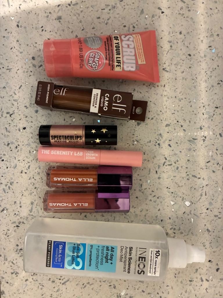 Beauty Cosmetic items lip gloss contour etc