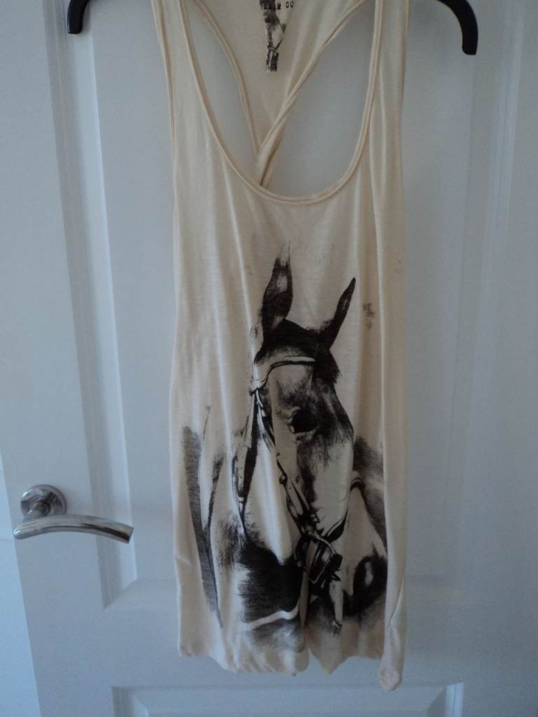 Brand new ladies' horse motif top.
