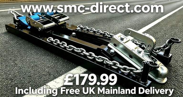 Car Towing A Frame Recovery Dolly Trailer 2.6Ton (Heavy Duty) One Man Tow Frame BRAND NEW!