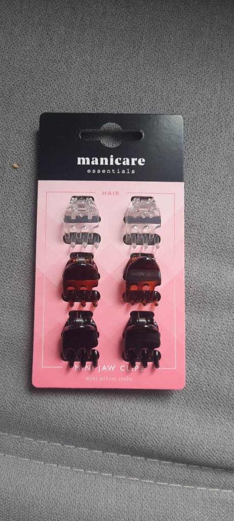 Manicare 6 Mini Jaw Clips - 18 x 3 Boxes