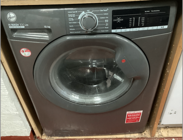 HOOVER  10 kg 1400 Spin Washing Machine - GREY