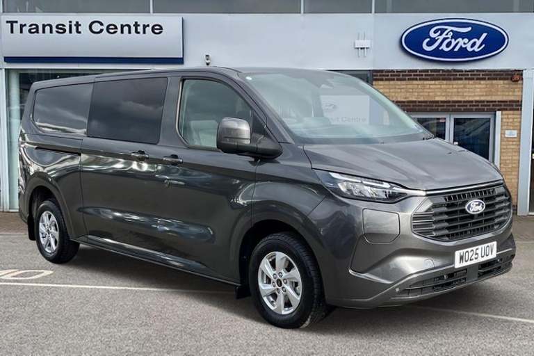 2025 Ford Transit Custom 320 Limited AUTO L2 LWB Double Cab In Van FWD 2.5 PHEV 232ps Automatic C...