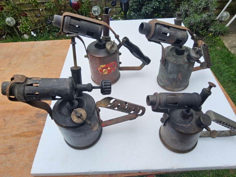 Antique  Paraffin Blow lamps