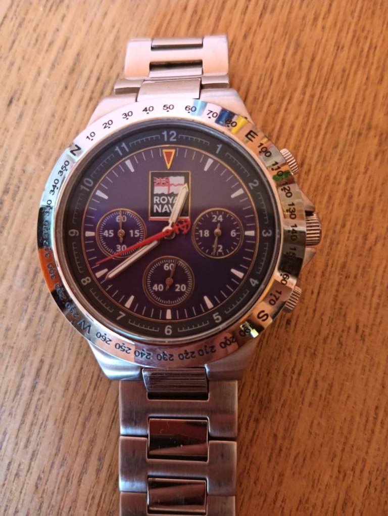 Royal Navy Stainless steel watch 