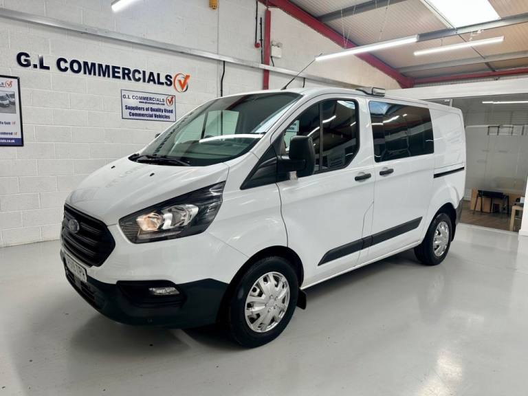 2019 19 FORD TRANSIT CUSTOM 2.0 320 ECOBLUE CREW VAN DOUBLE CAB L1 EURO 6 6 SEAT