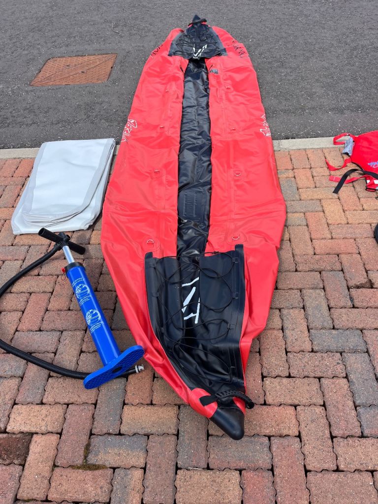Canyon Duo Inflatable Kayak Set with Paddles and Pump