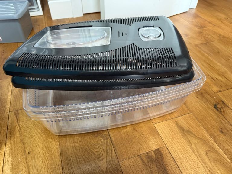 Plastic reptile faunarium (£10 each)