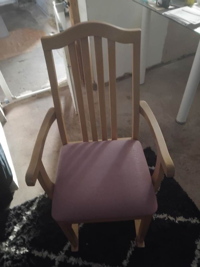 Solid beech chair 