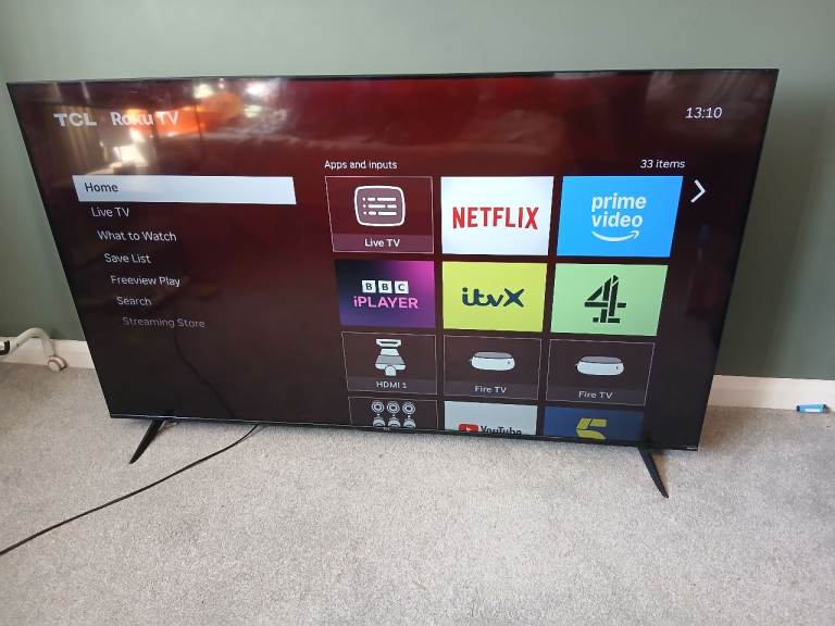 65 inch roku smart tv