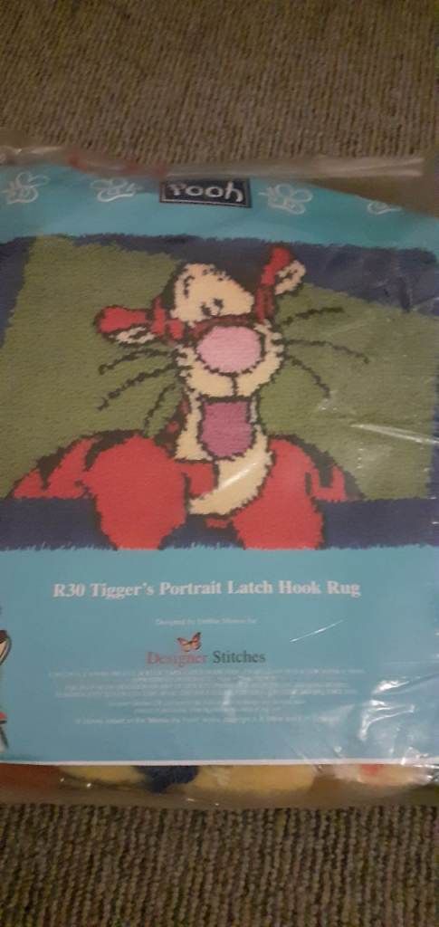 Free Tigger latch hook rug kit