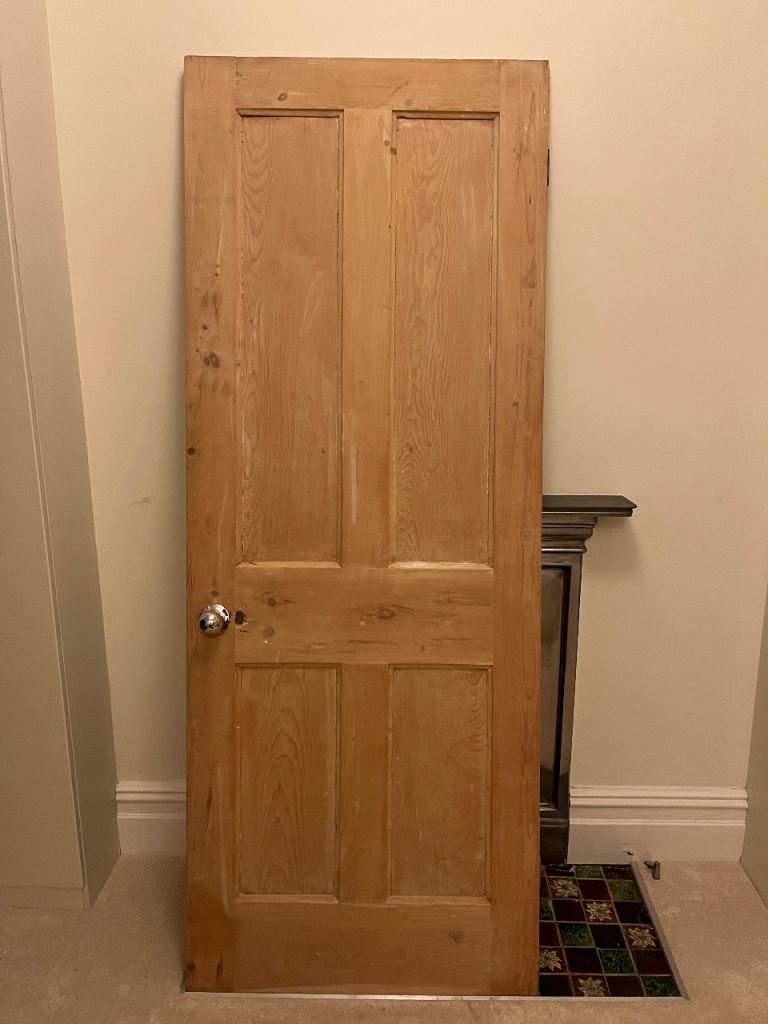 4 panel wood internal door