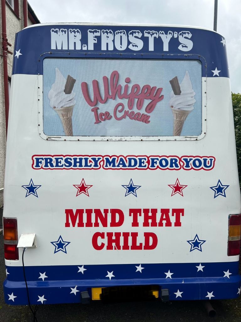 Ice cream van Fully Equipped Ready to do Hot Desserts Whippy and Hard Scoop