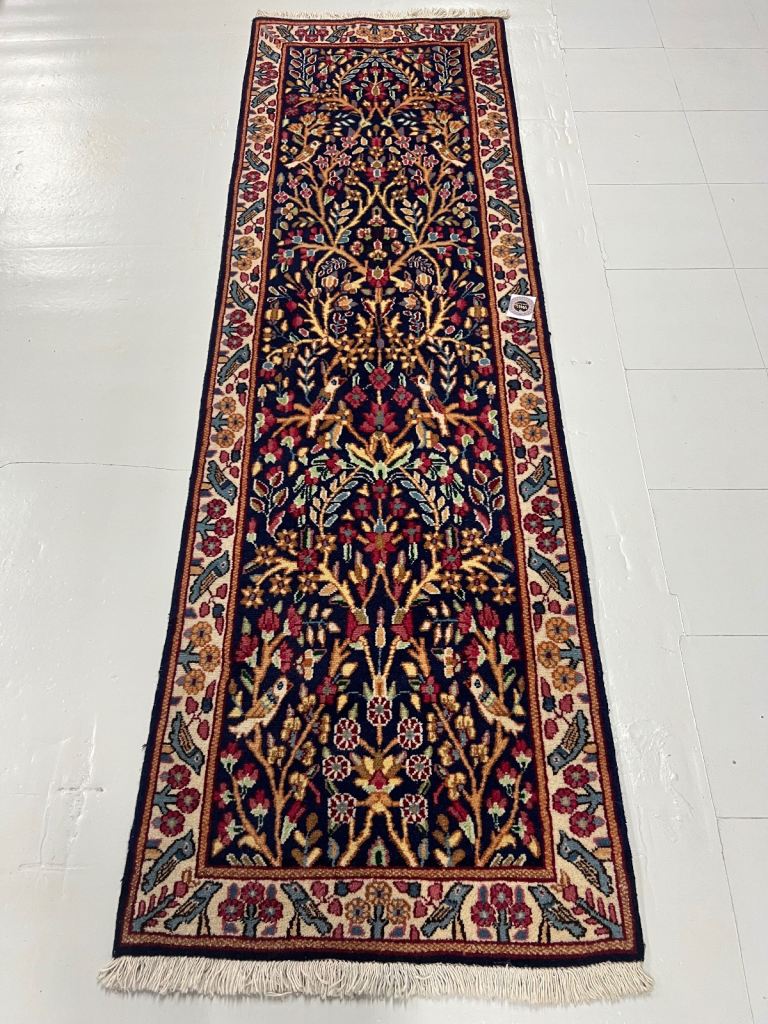 Persian kirman rug runner 