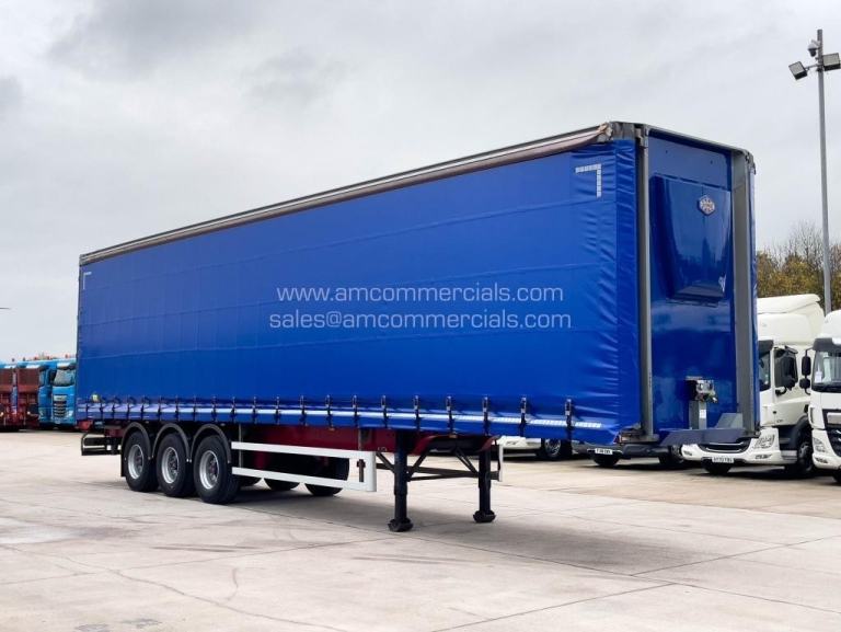 CARTWRIGHT 4550MM PILLARLESS TRI AXLE CURTAINSIDE TRAILER 