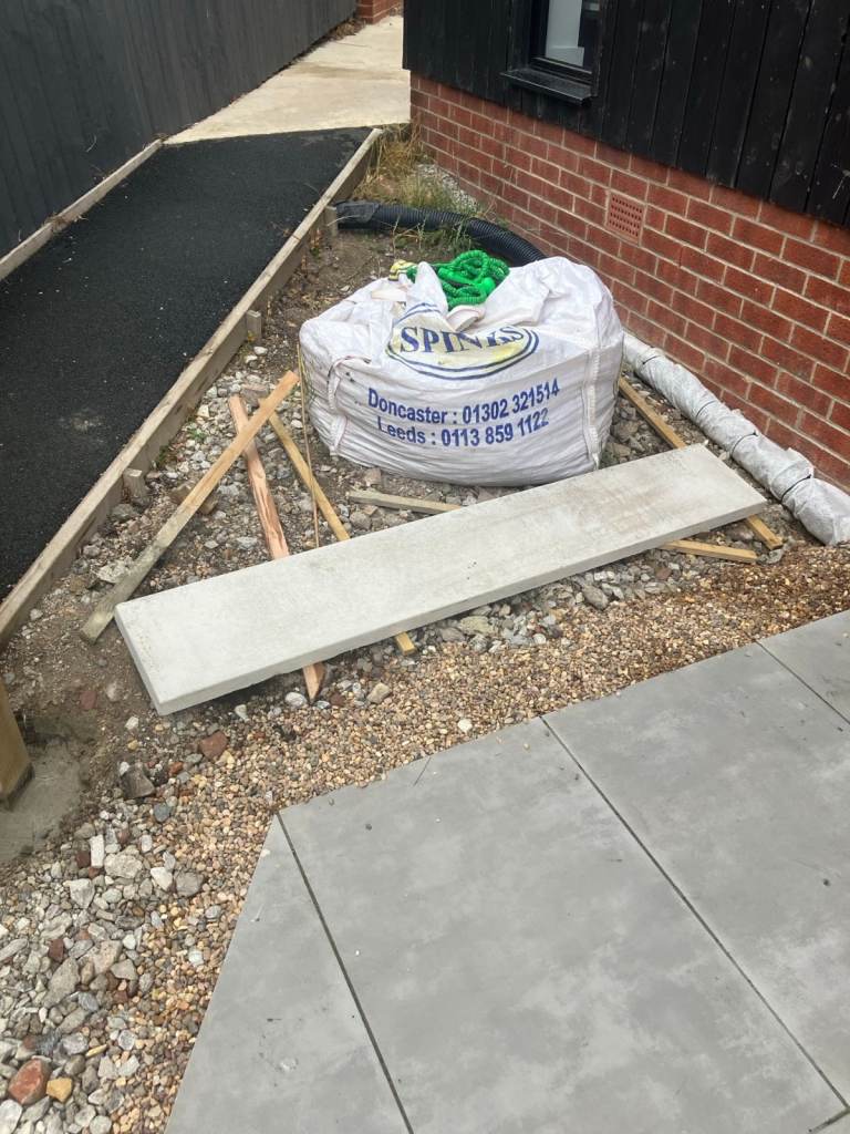 6ft (183cm) concrete gravel board unused - Free for kerbside collection