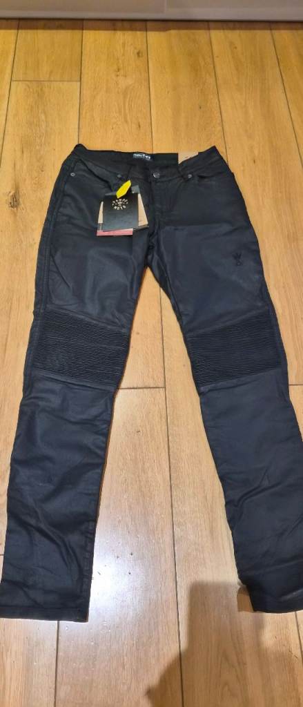 NEW Pando Moto Kusari Kevlar Womens Motorcycle Jeans