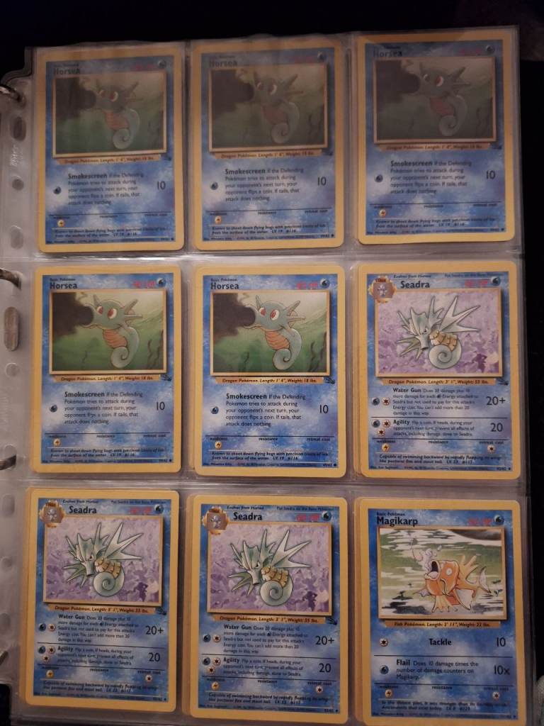 Vintage pokemon cards
