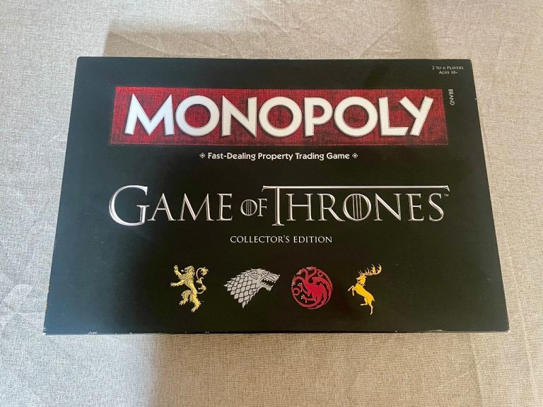 Game of Thrones Monopoly Board Game