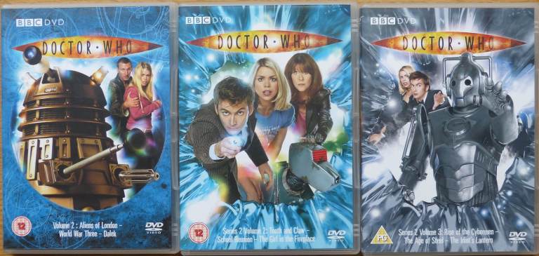 3 Doctor Who DVDs